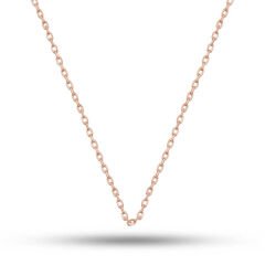 Gümüş Rose 0.30 Mikron 45 Cm Forse Kadın Zincir