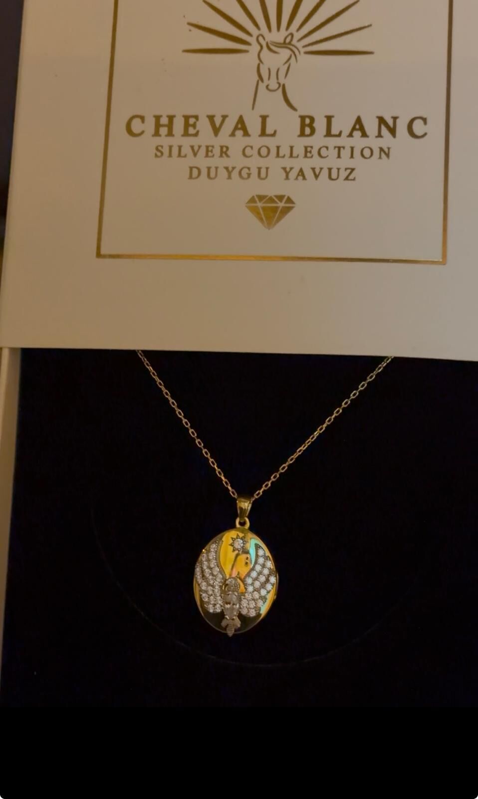 925 Ayar Gümüş Alya Kolye